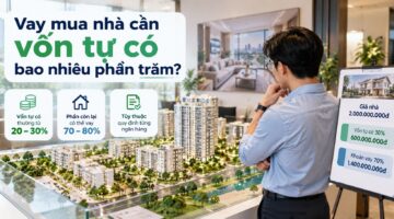 Vay mua nhà cần vốn tự có bao nhiêu phần trăm?