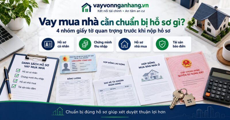 Hồ sơ vay mua nhà cần những giấy tờ gì - checklist mới nhất